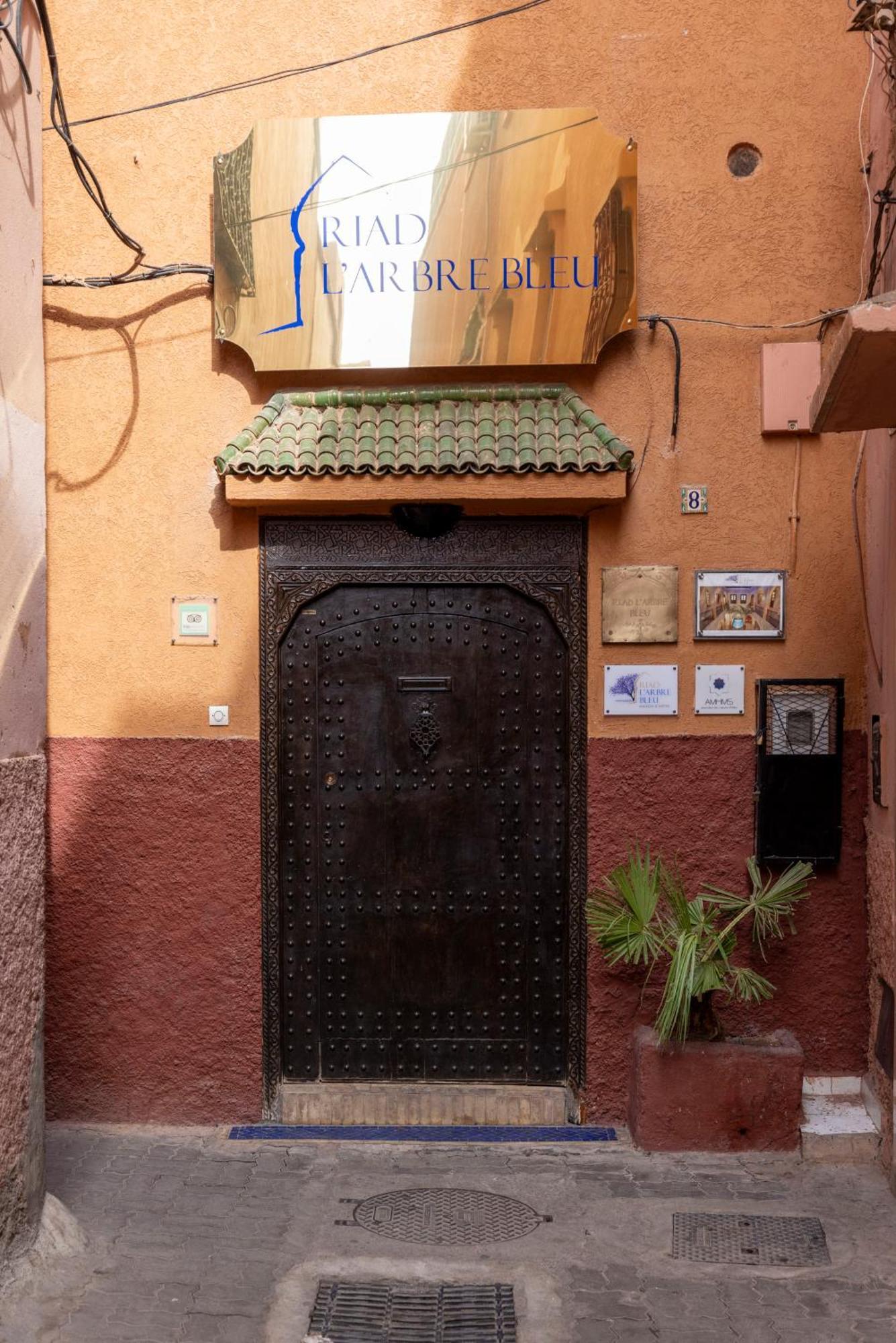 Riad Arbre Bleu Marraquexe Exterior foto