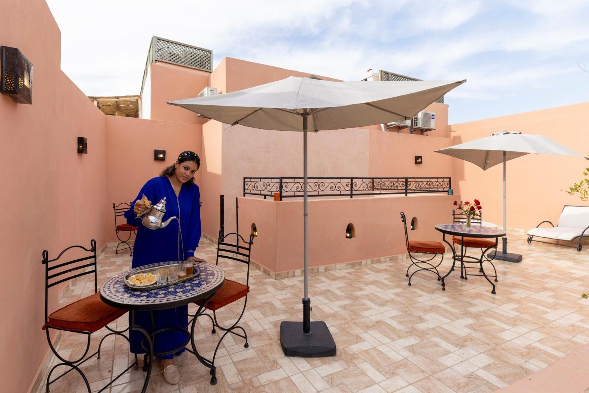 Riad Arbre Bleu Marraquexe Exterior foto